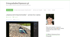 Desktop Screenshot of fotografiabeztajemnic.pl